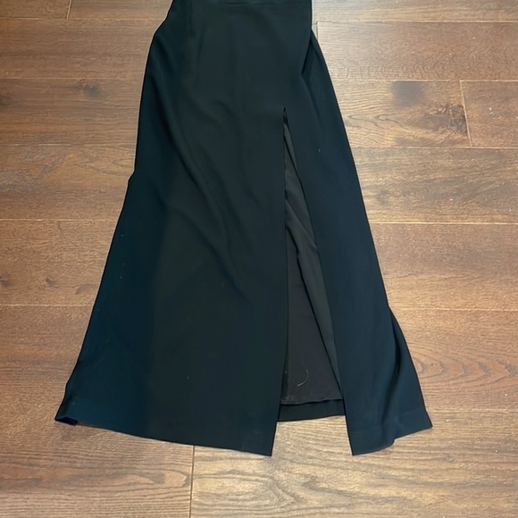 Halston Black Women’s Long Dress Size 2 - Picture 5 of 8